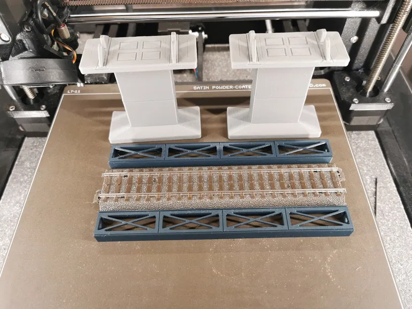 Cầu dầm thép modular Märklin H0 Rail-C thẳng 172mm (nhiều phần) - Image 2