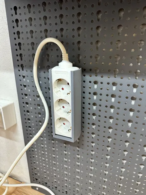 Giá đỡ ổ cắm điện cho pegboard Küpper (Lochwand/Lochblech) - Image 2