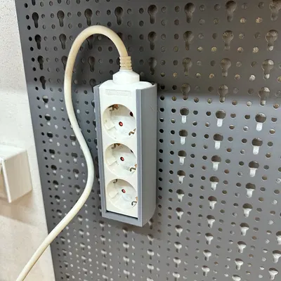 Giá đỡ ổ cắm điện cho pegboard Küpper (Lochwand/Lochblech)