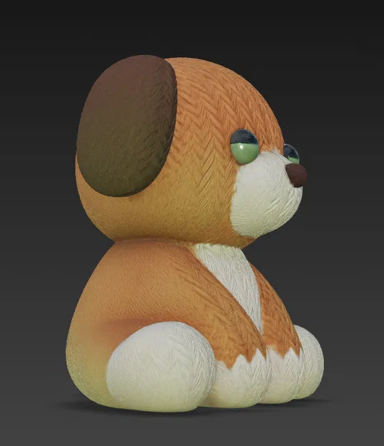 Chó Đan Len Dễ Thương (Cute Knitted Dog) - Image 3