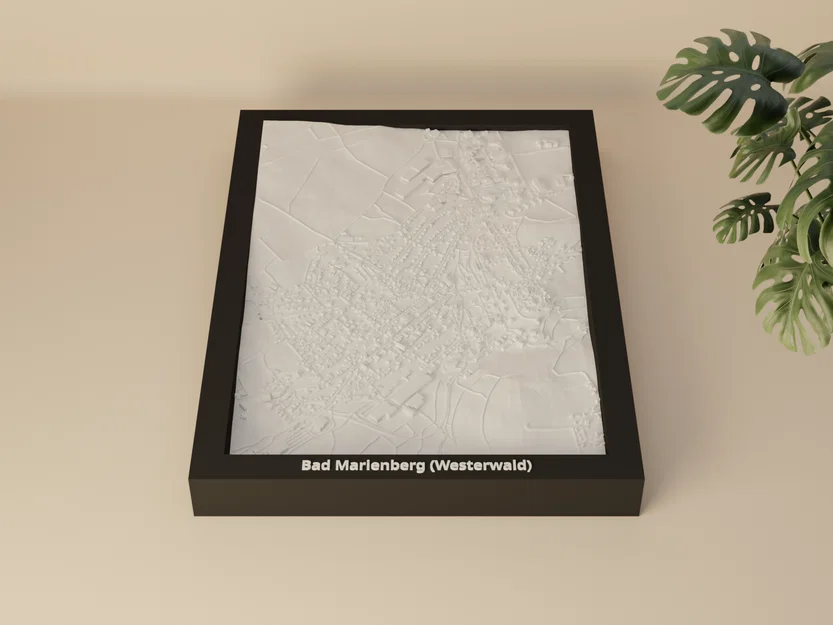 Bad Marienberg (Westerwald), Đức - Mô hình thu nhỏ 3D - Image 1