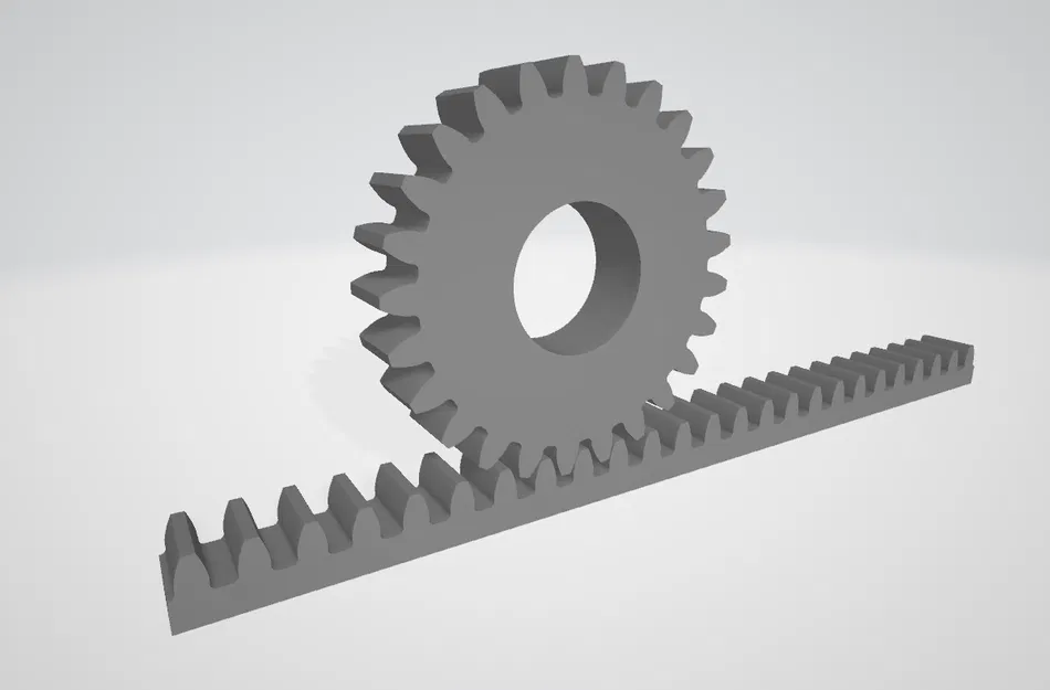 Bộ bánh răng Rack and Pinion - Image 1