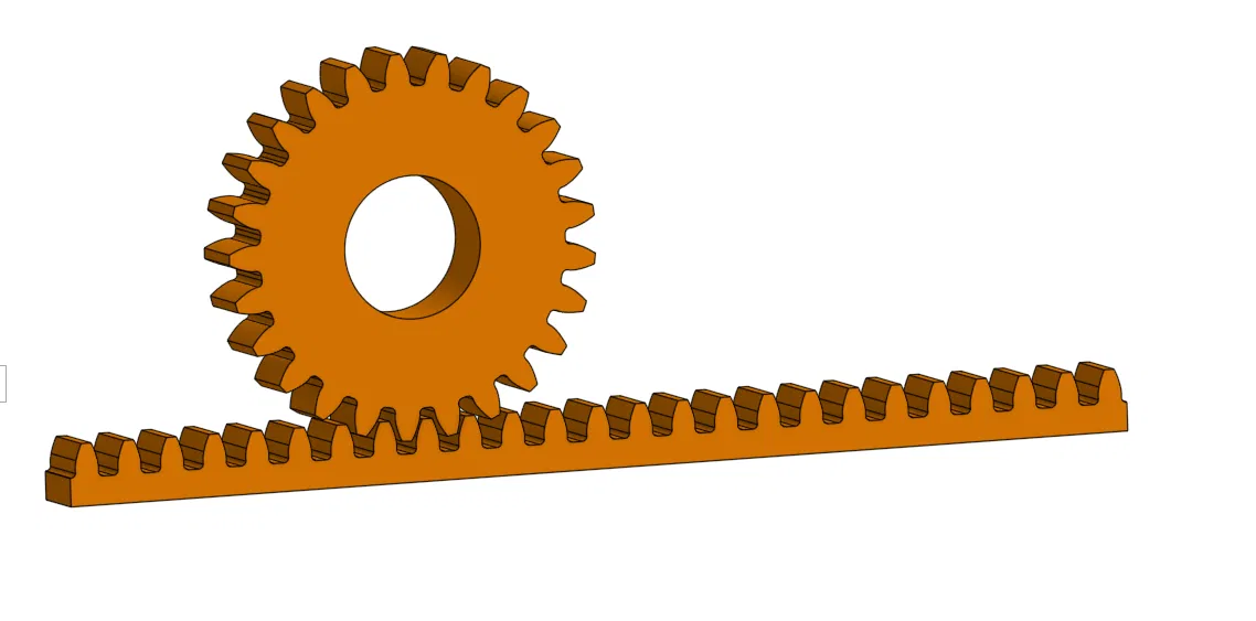 Bộ bánh răng Rack and Pinion - Image 2