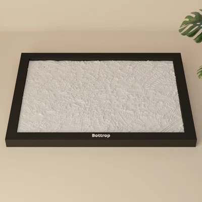 Bottrop, Đức - Mô hình thu nhỏ 3D địa hình