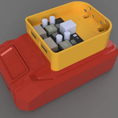 Adapter USB (Quickcharge 3.0) cho pin Einhell Power X Change