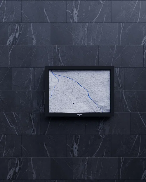 Hagen, Germany - 3D Miniature (Mô hình địa hình in 3D) - Image 5