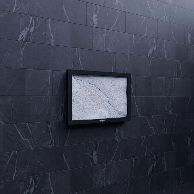 Hagen, Germany - 3D Miniature (Mô hình địa hình in 3D) - Image 7