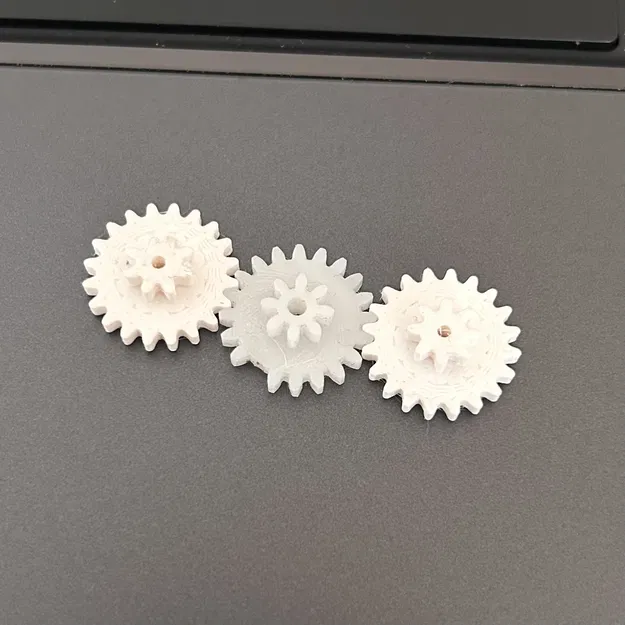 Bánh răng spur 20T-8T cho Heng Long Tiger I RC Tank 1:24 - Image 1