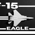 F-15 Eagle micro jet fighter print-in-place (in tại chỗ) - Thumbnail 1