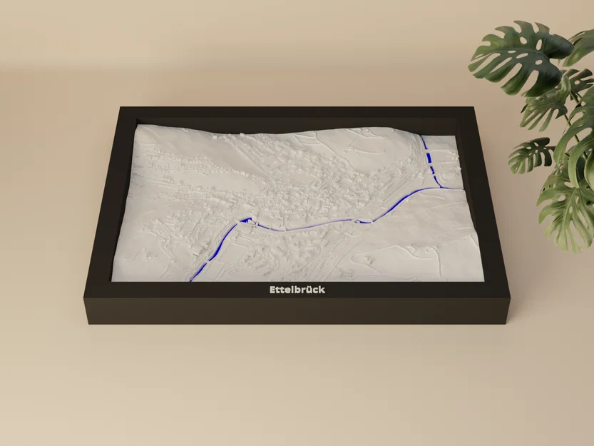 Ettelbrück, Luxembourg - Mô hình 3D thu nhỏ - Image 1