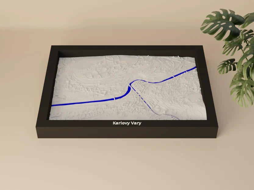 Karlovy Vary, Czechia - Mô hình thu nhỏ 3D - Image 1