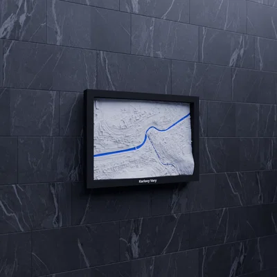 Karlovy Vary, Czechia - Mô hình thu nhỏ 3D