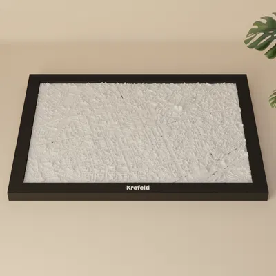 Krefeld, Đức - Mô hình 3D thu nhỏ