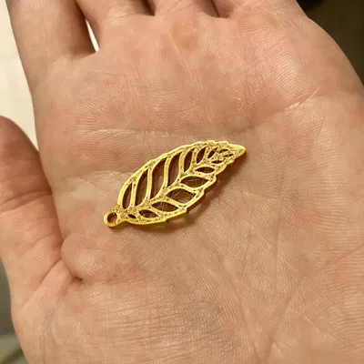 Bông tai hình lá (Leaf earrings)