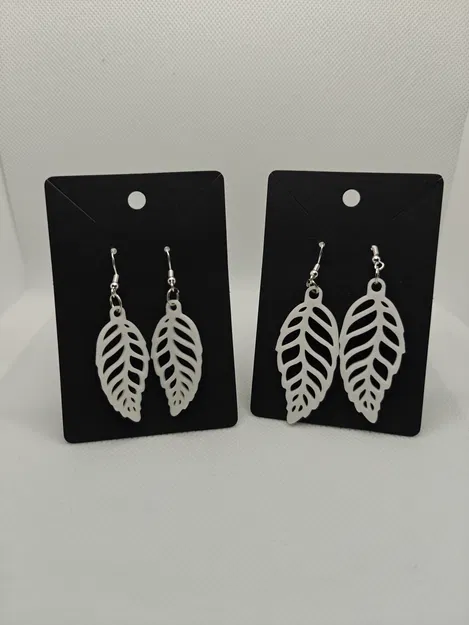 Bông tai hình lá mùa thu (Leaf Earrings Autumn) - Image 1