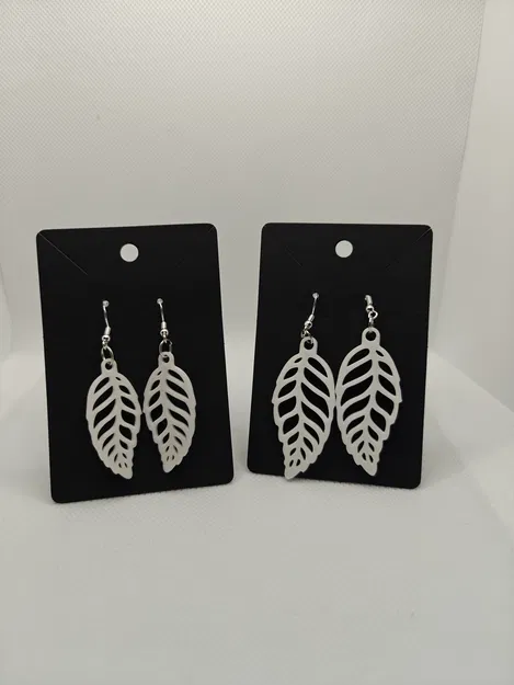 Bông tai hình lá mùa thu (Leaf Earrings Autumn) - Image 2