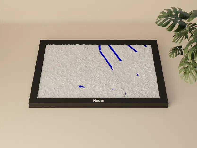 Neuss, Đức - Mô hình 3D Miniature - Image 3