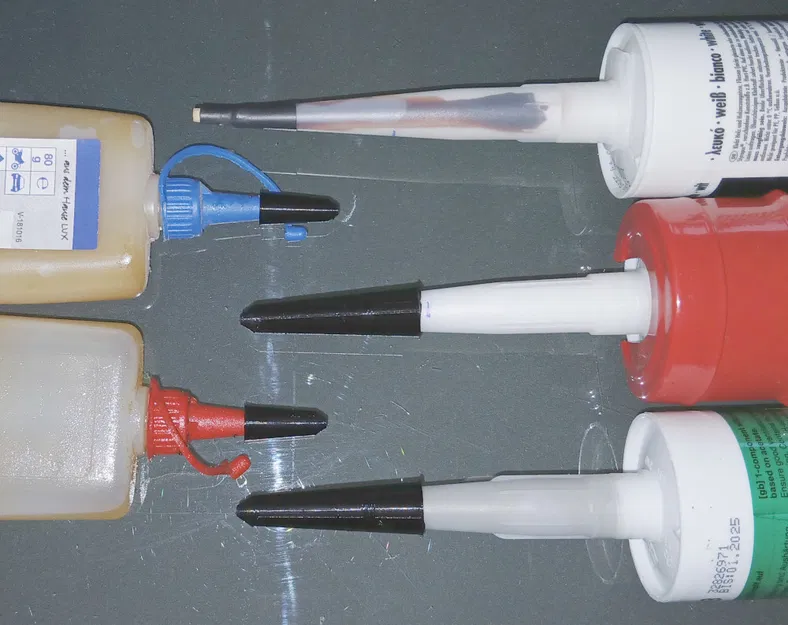 Nắp ống (tube caps) cho bình dầu & ống silicone/cartridge 310ml - Image 1