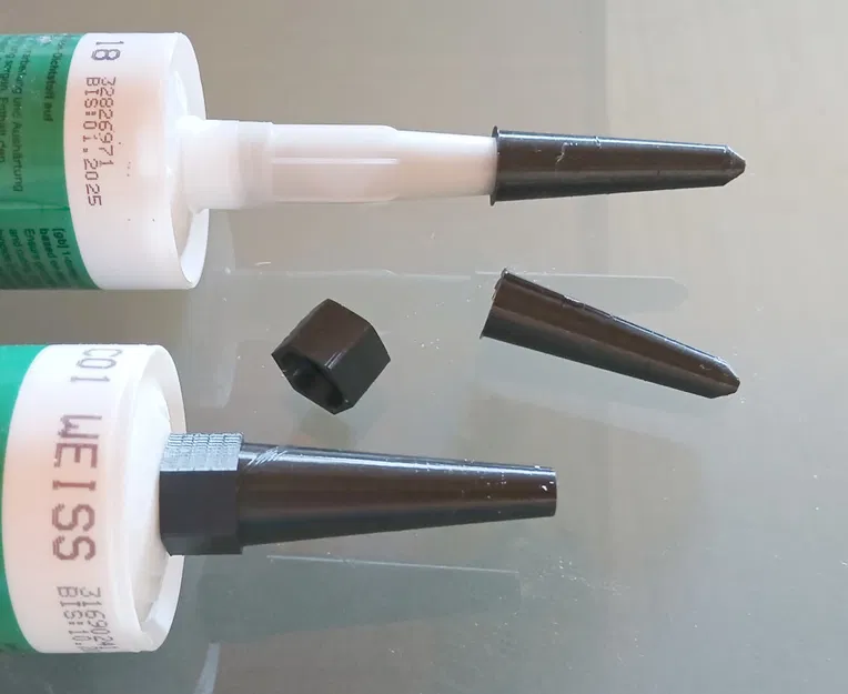 Nắp ống (tube caps) cho bình dầu & ống silicone/cartridge 310ml - Image 2