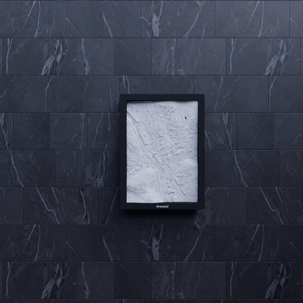 Kreuztal, Đức - Bản thu nhỏ 3D địa hình - Image 6