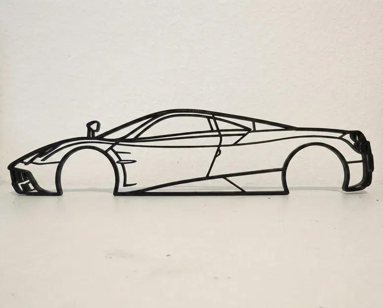 Tranh treo tường 2D Pagani Huayra (Pagani Huayra 2D Wall Art) - Image 3
