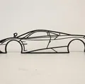 Tranh treo tường 2D Pagani Huayra (Pagani Huayra 2D Wall Art) - Thumbnail 3