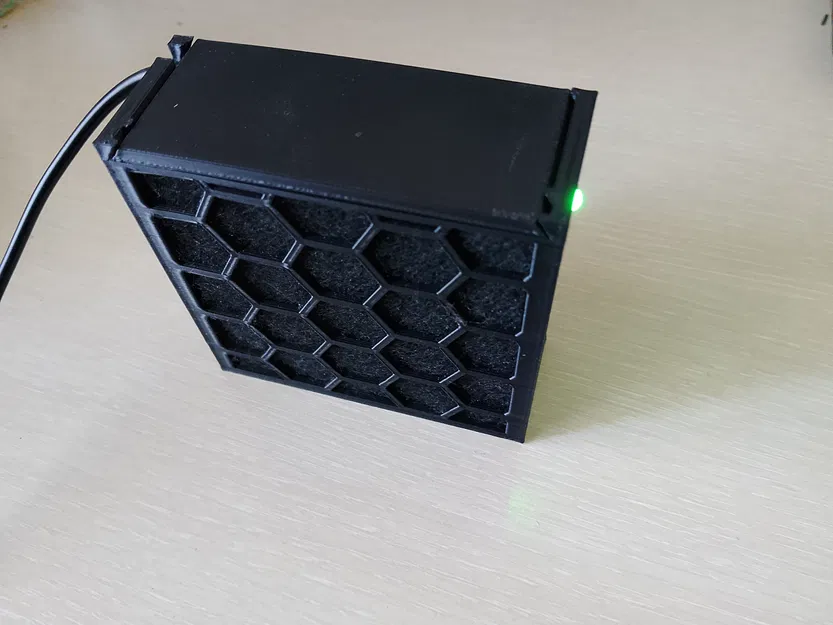 Bộ hút khói 80mm (vỏ cho quạt 80mm, nắp trượt) - Image 1