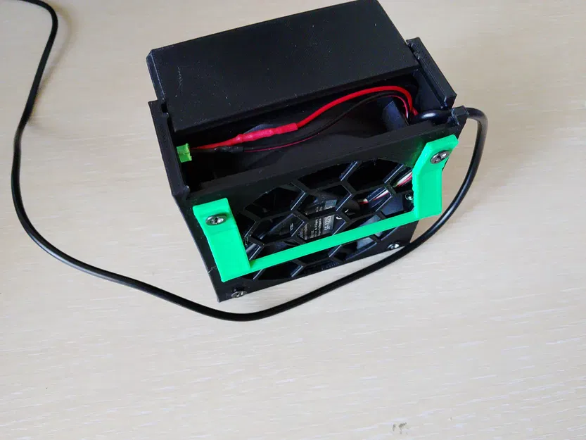 Bộ hút khói 80mm (vỏ cho quạt 80mm, nắp trượt) - Image 3