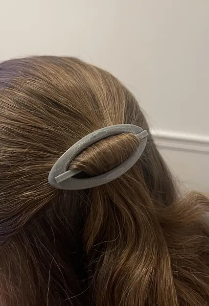 Kẹp tóc chuồn chuồn dáng oval - Image 1