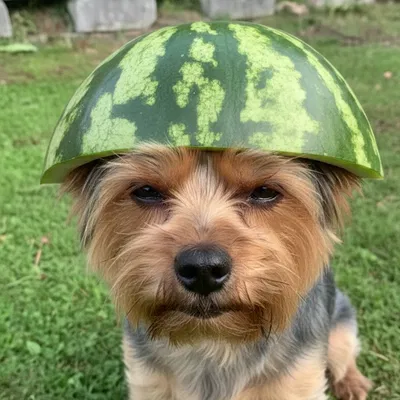 Mũ bảo hiểm dưa hấu cho Doggos