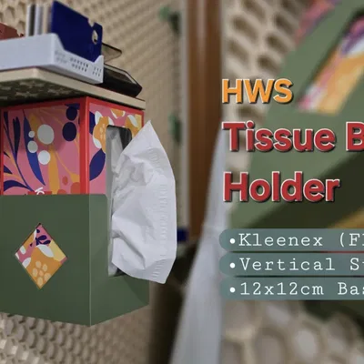 Giá treo hộp khăn giấy nhỏ gọn (cho Honeycomb Wall Storage)