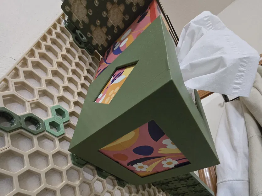 Giá treo hộp khăn giấy nhỏ gọn (cho Honeycomb Wall Storage) - Image 3