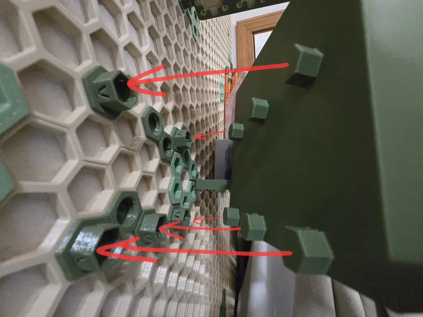 Giá treo hộp khăn giấy nhỏ gọn (cho Honeycomb Wall Storage) - Image 4