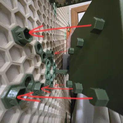 Giá treo hộp khăn giấy nhỏ gọn (cho Honeycomb Wall Storage)