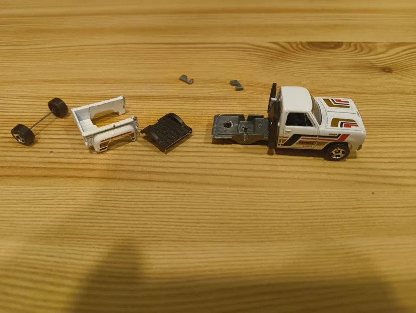 Dodge Pickup → Hauler – kit chuyển đổi Hot Wheels custom - Image 2