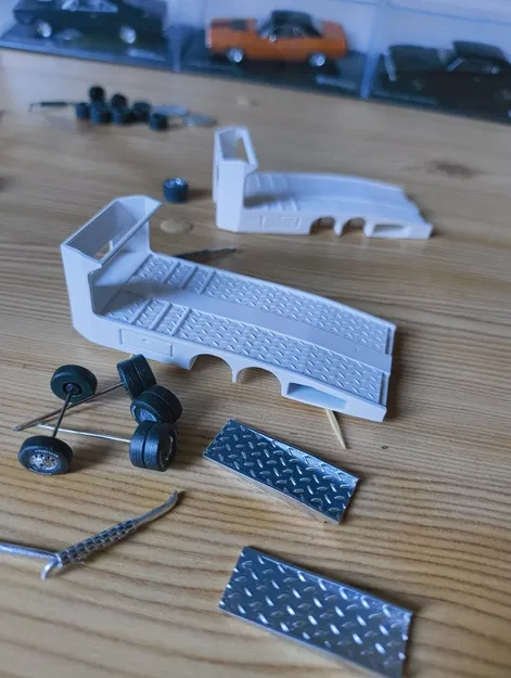 Dodge Pickup → Hauler – kit chuyển đổi Hot Wheels custom - Image 3