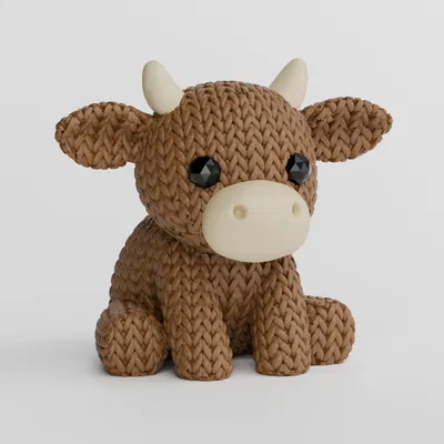 Bò Đan Len (Knitted Cow)