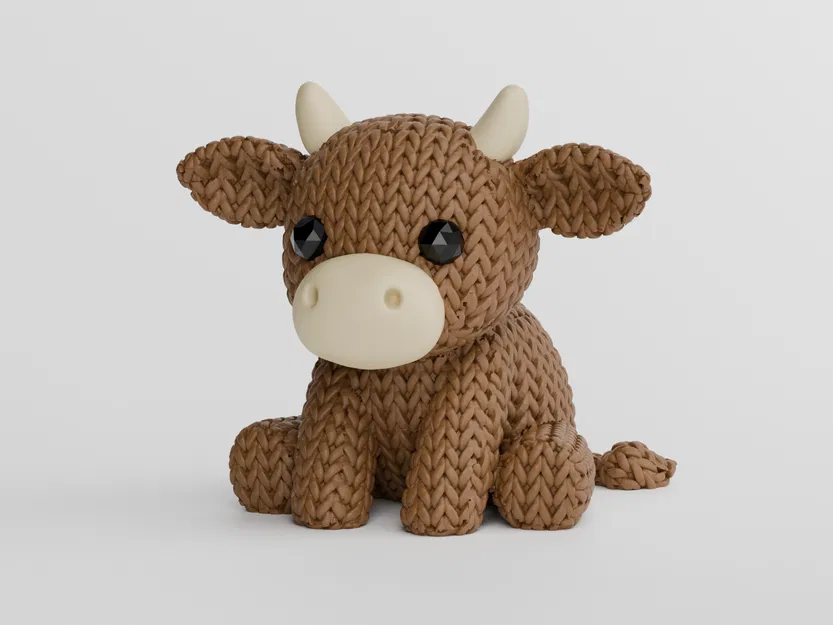 Bò Đan Len (Knitted Cow) - Image 3