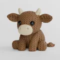 Bò Đan Len (Knitted Cow) - Thumbnail 3
