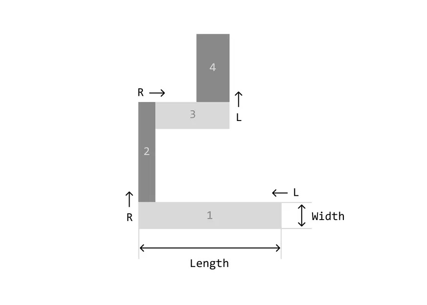 Chuỗi Khối Hộp Chữ Nhật Vuông Góc Tuỳ Chỉnh - Image 3