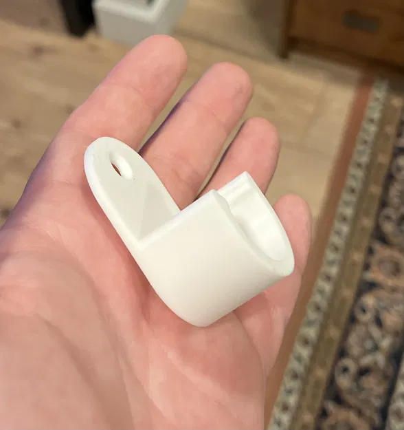 Ngàm gắn thanh treo tủ IKEA (Ikea closet bar mount) - Image 1