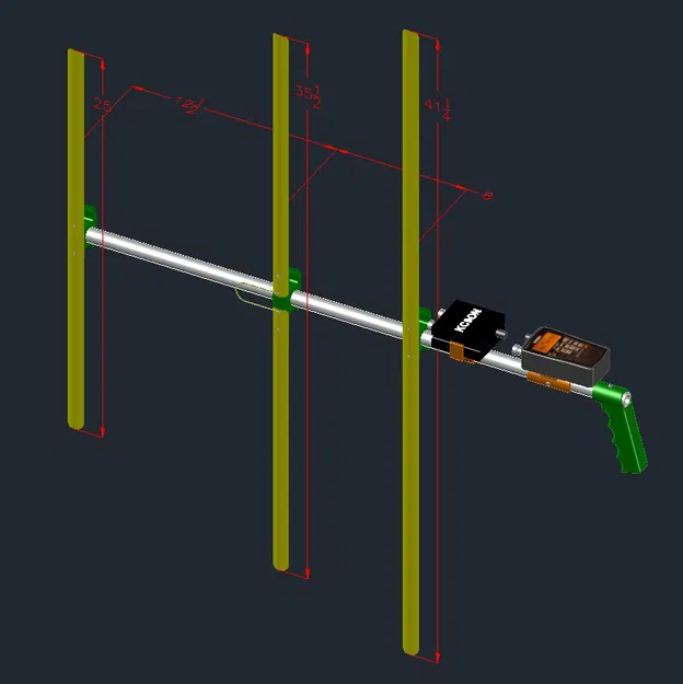 Thước dây 2M làm anten Uda-Yagi - Image 1