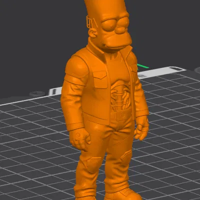 Bart Simpson Terminator 2