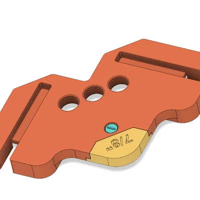 Jig router bo góc có insert thay đổi – Kẹp clamp được