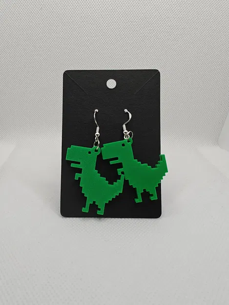 Bông tai Khủng long (Offline Dinosaur Earrings Remix) - Image 1