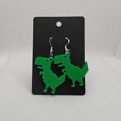 Bông tai Khủng long (Offline Dinosaur Earrings Remix)