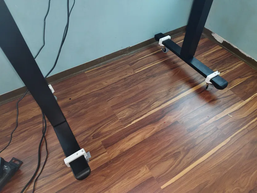 Adapter bánh xe caster cho bàn ErGear chỉnh độ cao điện (120×60 cm) - Image 1