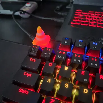 Keycap Cọc Tiêu Giao Thông - Tương Thích Cherry MX