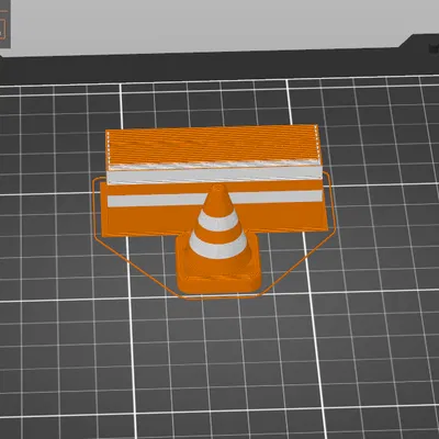 Keycap Cọc Tiêu Giao Thông - Tương Thích Cherry MX