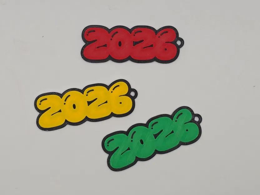 Móc Khóa Happy New Year 2026 - Image 1